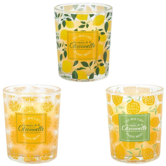 Vela Citronela Home Deco Factory altura 6,5 cm  2