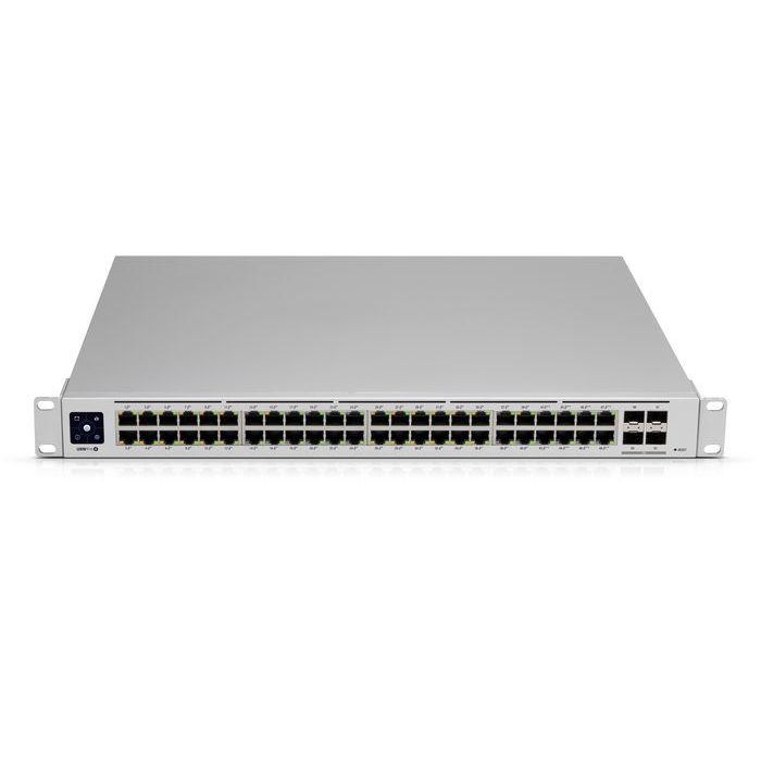 Ubiquiti USW-PRO-48-PoE Switch Gestionado L2/L3 Gigabit Ethernet 48 Puertos PoE++ 600W Montaje en Rack 1U con 4 Puertos SFP+ 4 Ubiquiti USW-PRO-48-PoE Switch Gestionado L2/L3 Gigabit Ethernet 48 Puertos PoE++ 600W Montaje en Rack 1U con 4 Puertos SFP+ 4