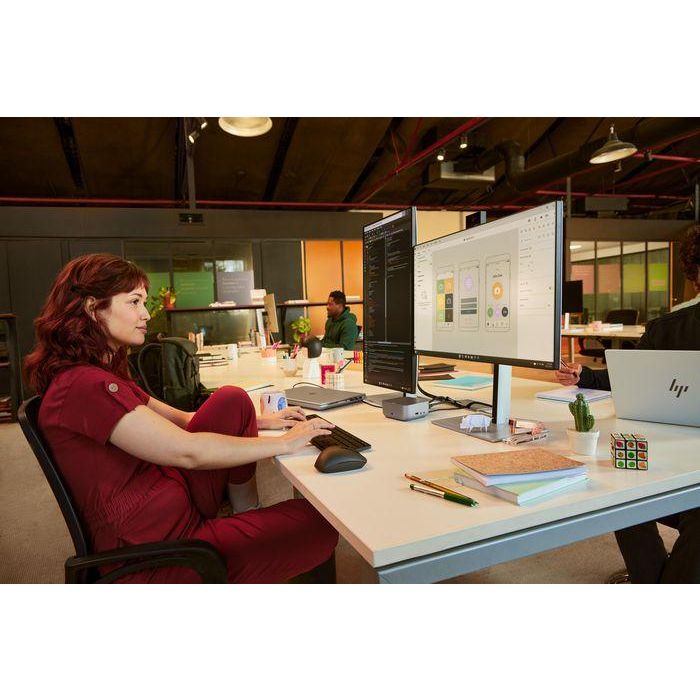 HP 727pm Series 7 Pro Monitor de Videoconferencia Inteligente 27 Pulgadas 4K con IA y Thunderbolt 4 14