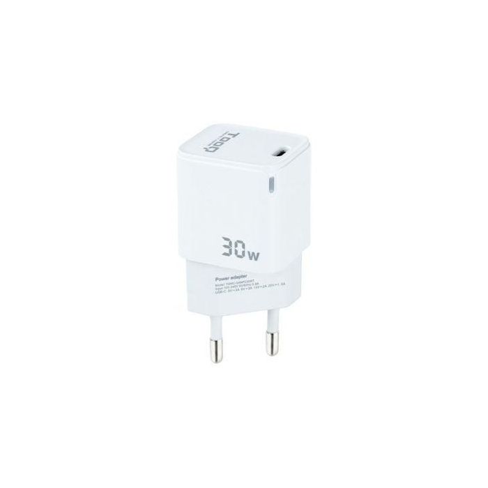 TOOQ CARGADOR DE PARED GAN USB-C/PD 30W TOOQ CARGADOR DE PARED GAN USB-C/PD 30W