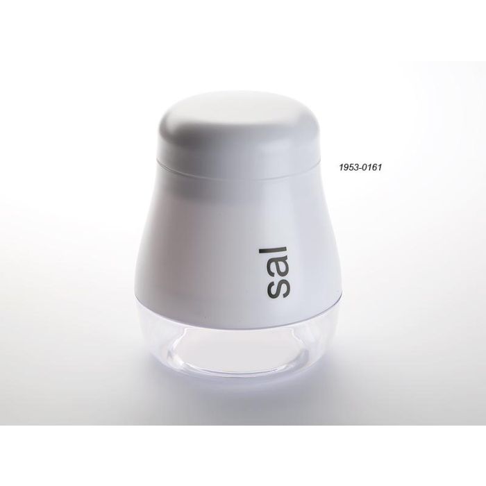 Salero Blanco Versa 15 cm - Plástico (6 Unidades) Salero Blanco Versa 15 cm - Plástico (6 Unidades)