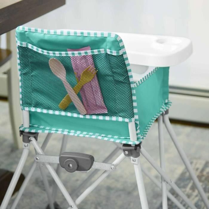 Bright Starts BRI0074451998803 Trona Pop N Dine Plegable Portátil para Comidas Bebé, Ligera, de Viaje, Fácil Limpiar, con Bolsa Incluida 2