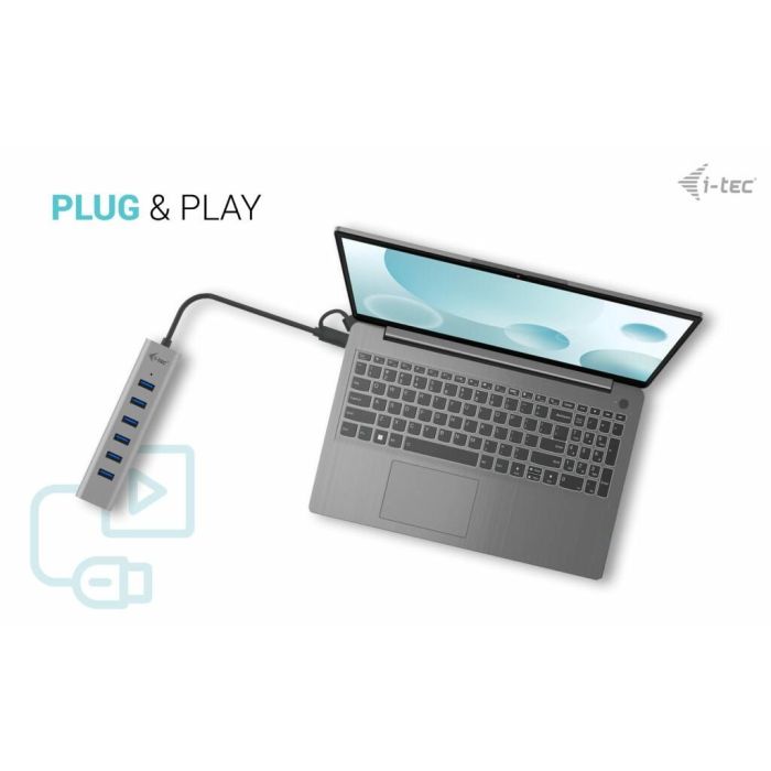 Hub USB i-Tec C31HUBMETAL703 9