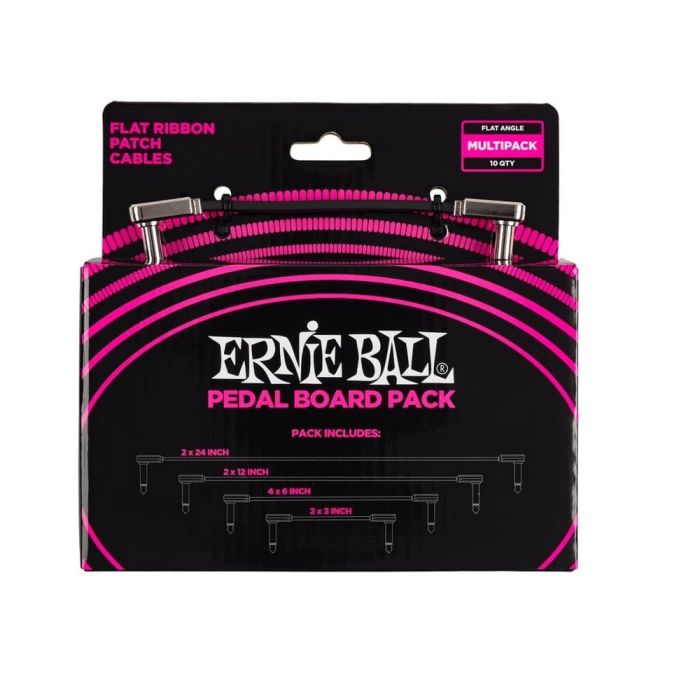 Cable Eb Patch Flat Ribbon Pedalera Negro - Multipack 0 Cable Eb Patch Flat Ribbon Pedalera Negro - Multipack 0