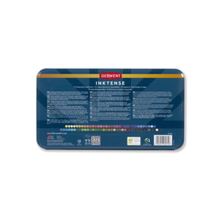 Derwent Lápices de Acuarela Inktense Caja Metálica 72 Unidades Colores Surtidos 3