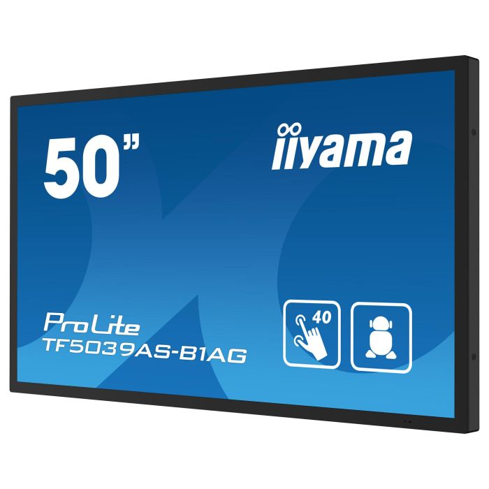 IIYAMA TF5039AS-B1AG 125.7cm(49.5") 4K Ultra HD LED 3840x2160 16:9 M-Touch 2xHDMI+DP