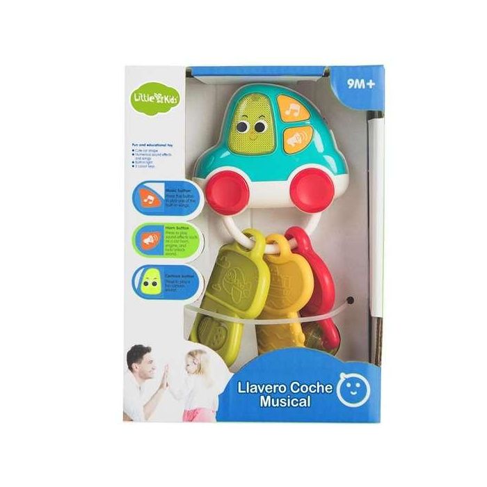 Creaciones Llopis Llavero Coche Musical con Luces y Caja 10x7x18 0 Creaciones Llopis Llavero Coche Musical con Luces y Caja 10x7x18 0