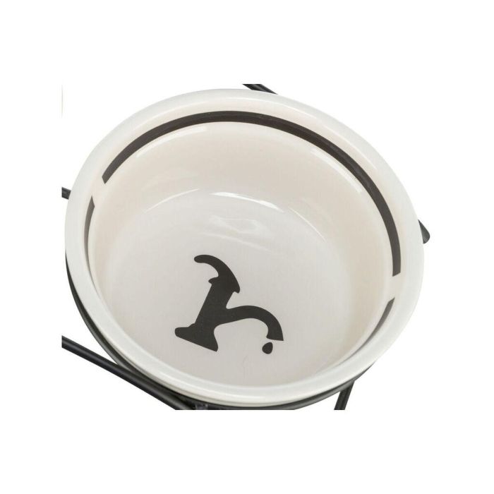 Comedero para Perro Trixie Blanco Negro Ø 13 cm 250 ml 2 Comedero para Perro Trixie Blanco Negro Ø 13 cm 250 ml 2