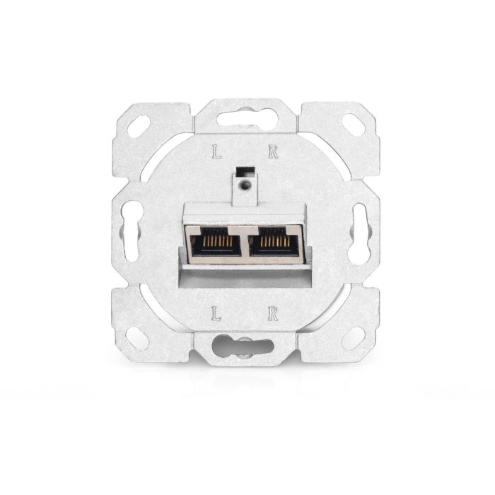DIGITUS RJ45 Dose 2x RJ45 Cat6 geschirmt Aufputz 5er Set 4 DIGITUS RJ45 Dose 2x RJ45 Cat6 geschirmt Aufputz 5er Set 4