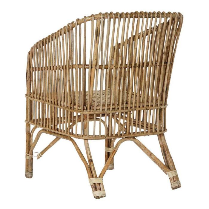 DKD Home Decor Sillón Balinés de Ratán Natural, Largo 52 cm, Alto 82 cm, Ancho 56 cm, Altura Asiento 42 cm 1 DKD Home Decor Sillón Balinés de Ratán Natural, Largo 52 cm, Alto 82 cm, Ancho 56 cm, Altura Asiento 42 cm 1