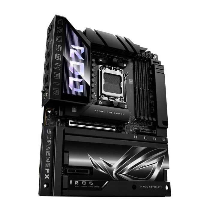 ASUS ROG CROSSHAIR X870E HERO BTF Placa Base ATX AMD X870E Socket AM5 para Procesadores AMD Ryzen Serie 7000/8000/9000 DDR5 5 ASUS ROG CROSSHAIR X870E HERO BTF Placa Base ATX AMD X870E Socket AM5 para Procesadores AMD Ryzen Serie 7000/8000/9000 DDR5 5