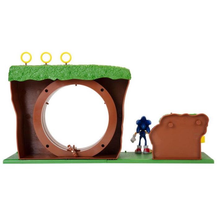 JAKKS PACIFIC Playset La Colina Verde Sonic The Hedgehog con figura, bucle y 3 aros 2 JAKKS PACIFIC Playset La Colina Verde Sonic The Hedgehog con figura, bucle y 3 aros 2