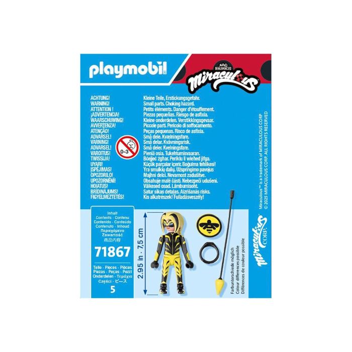 Playmobil Miraculous Vesperia 71867 Zoé Lee con Yoyó y Escudo Playmobil Miraculous Vesperia 71867 Zoé Lee con Yoyó y Escudo