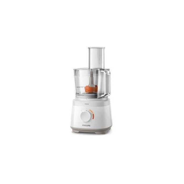 PHILIPS HR7320 / 00 - Daily Robot - 700 W - Recipiente de 1,5 L - 19 funciones - Disco de acero inoxidable 2 en 1 - 2 velocidades + pulso - Blanco PHILIPS HR7320 / 00 - Daily Robot - 700 W - Recipiente de 1,5 L - 19 funciones - Disco de acero inoxidable 2 en 1 - 2 velocidades + pulso - Blanco