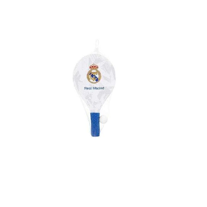 Real Madrid Palas de Playa de Madera Oficiales 38x20x0.7cm para Niños +3 Años Real Madrid Palas de Playa de Madera Oficiales 38x20x0.7cm para Niños +3 Años