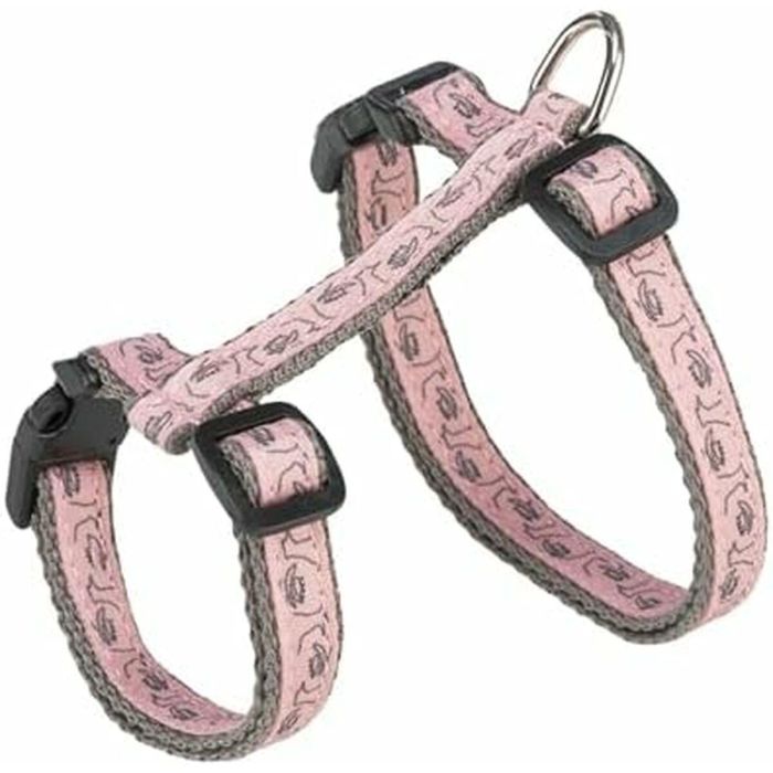 Trixie TRI1740204668942 Arnés Ajustable con Correa, Medidas Cuello/Pecho 27-45 cm, Ancho 13 mm, Largo 1.20 m, Colores Gris y Rosa 2 Trixie TRI1740204668942 Arnés Ajustable con Correa, Medidas Cuello/Pecho 27-45 cm, Ancho 13 mm, Largo 1.20 m, Colores Gris y Rosa 2