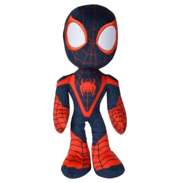 Marvel Peluche Miles Morales Spidey 25cm con ojos que brillan en la oscuridad