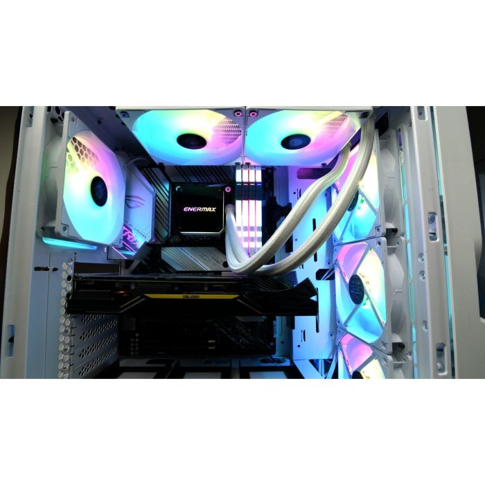 120mm Enermax Fan HF120 ARGB Case Fan White 3-Pack 1 120mm Enermax Fan HF120 ARGB Case Fan White 3-Pack 1