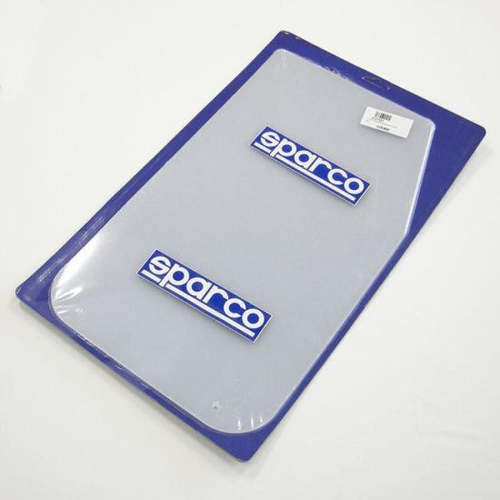 Sparco S03791 Faldillas para Coche Blanco 47x28 cm Universal Protección Salpicaduras Polietileno Pack 2 Unidades 2 Sparco S03791 Faldillas para Coche Blanco 47x28 cm Universal Protección Salpicaduras Polietileno Pack 2 Unidades 2