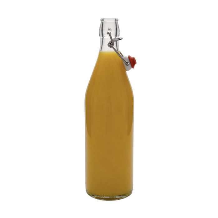 Botella de vidrio transparente 1L La Mediterranea - Inde (12 Unidades) 6 Botella de vidrio transparente 1L La Mediterranea - Inde (12 Unidades) 6