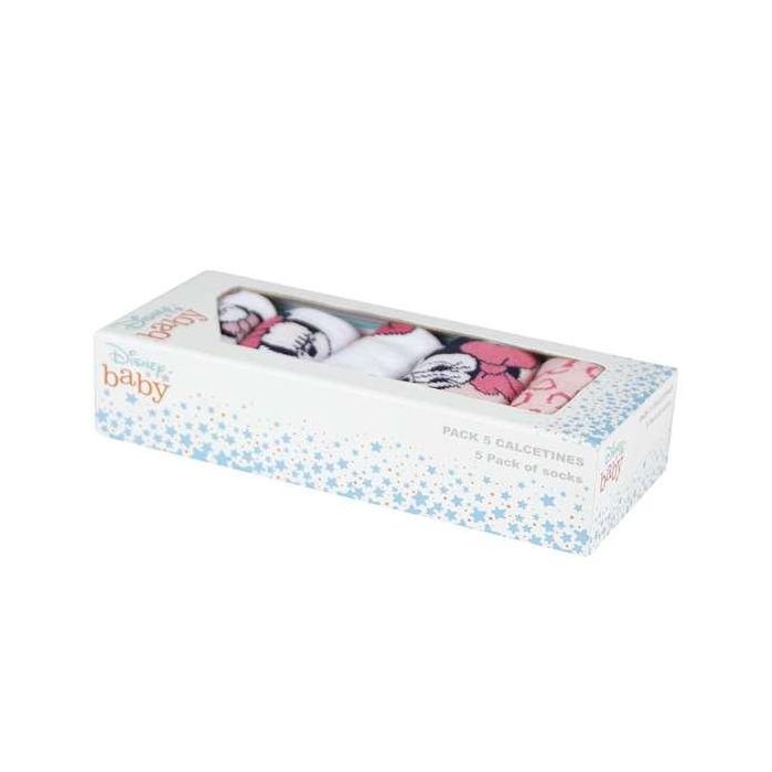 Cerdá Pack Calcetines 5 Piezas Minnie Mouse Disney Oficial, Multicolor, Talla Calzado 17-18 para Niña Bebé (t17/18) 1 Cerdá Pack Calcetines 5 Piezas Minnie Mouse Disney Oficial, Multicolor, Talla Calzado 17-18 para Niña Bebé (t17/18) 1