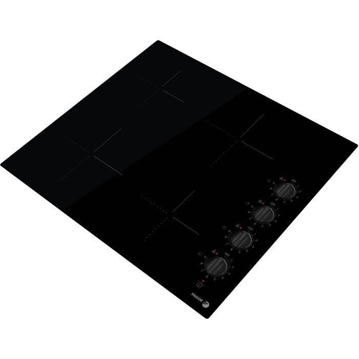 Placa vitrocerámica FAGOR FAVM3540 4 fuegos Negro 56 cm x 49 cm 3