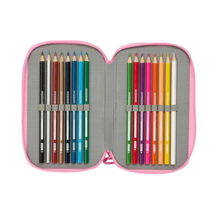 Safta Plumier Triple Blackfit8 Smile 37 Piezas 12,5x19,5x5,5 cm 4