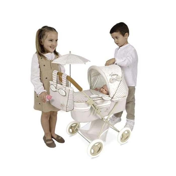 Coche de muñeca plegable veronacon sombrilla.para muñecas de hasta 48 cm.38x65x60 cm 1 Coche de muñeca plegable veronacon sombrilla.para muñecas de hasta 48 cm.38x65x60 cm 1