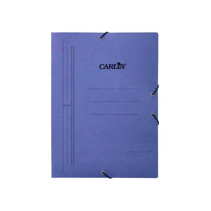 Carlin Carpeta Tres Solapas Cartón Pintado Folio Color Azul 1 Carlin Carpeta Tres Solapas Cartón Pintado Folio Color Azul 1