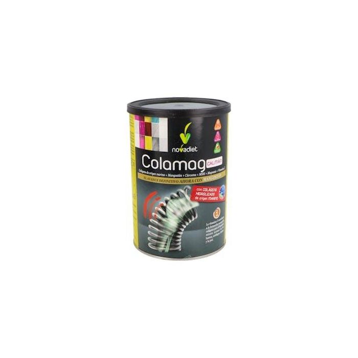 NOVADIET Colamag Calman 300Gr. Complemento para Articulaciones con Colágeno, Cúrcuma y Magnesio