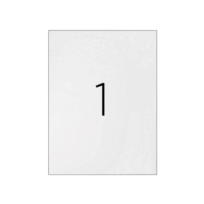 Q-connect kf00228 Etiquetas Adhesivas Transparentes Tamaño DIN A4 para Ink-jet Caja 25 Hojas DIN-A4 3