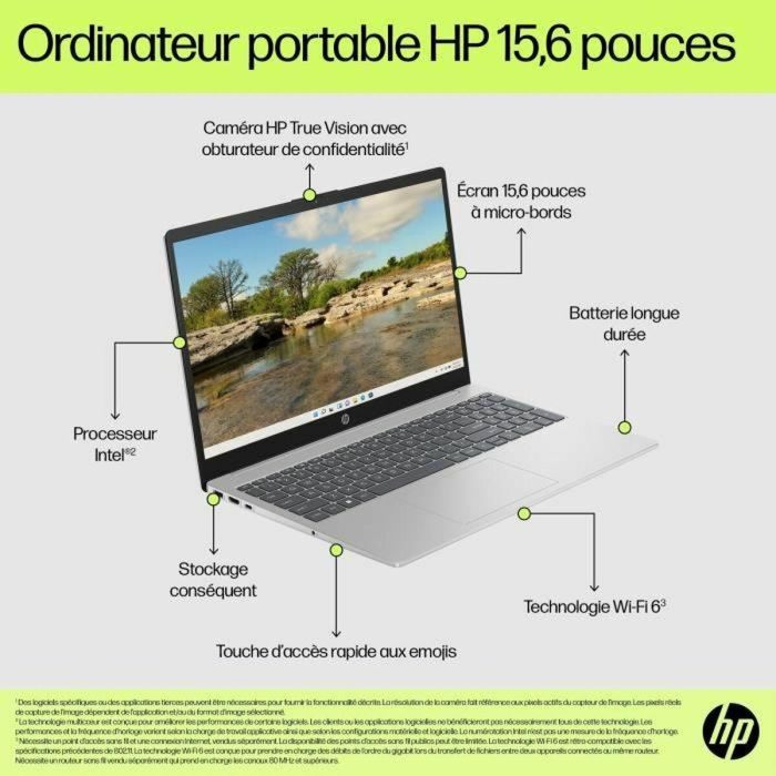HP HP15FD0127NF Portátil Windows 11 Pantalla FHD IPS 15.6" Core i5-1334U 16GB RAM 1TB SSD AZERTY 1