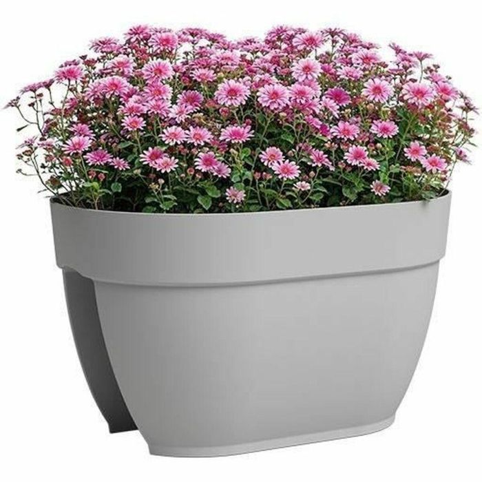 Artevasi CAPRI CAMPANA Jardinera Balcón 40 cm Gris Claro 1 Artevasi CAPRI CAMPANA Jardinera Balcón 40 cm Gris Claro 1