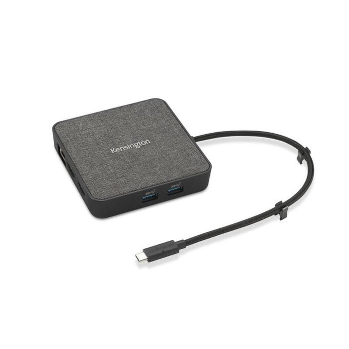 Hub USB Kensington Replicador de puertos portátil USB4 MD120U4 Negro 8 Hub USB Kensington Replicador de puertos portátil USB4 MD120U4 Negro 8