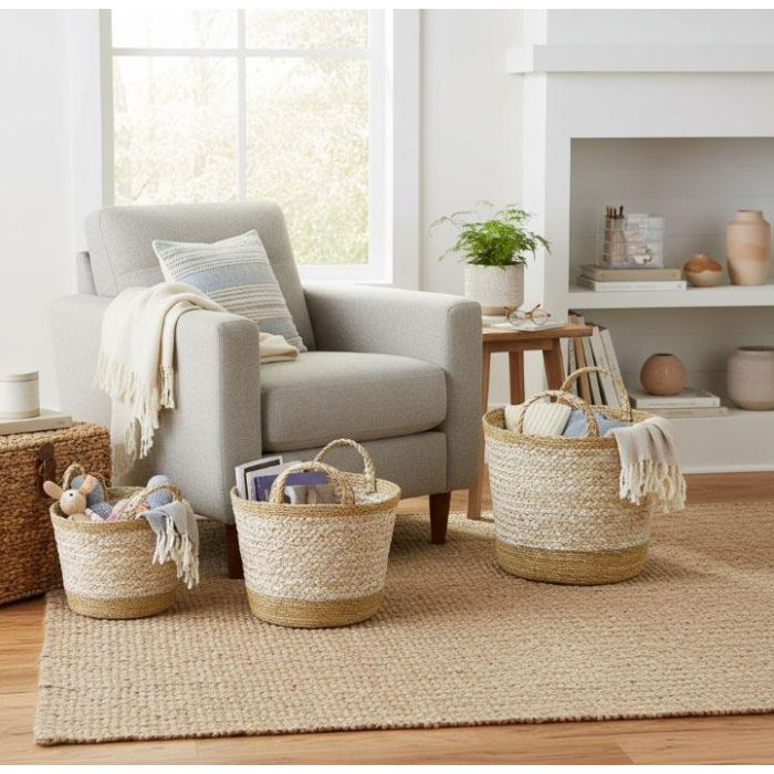 Cesta Conica Seagrass C/Asas 30Cm Privilege (12 Unidades) 5 Cesta Conica Seagrass C/Asas 30Cm Privilege (12 Unidades) 5