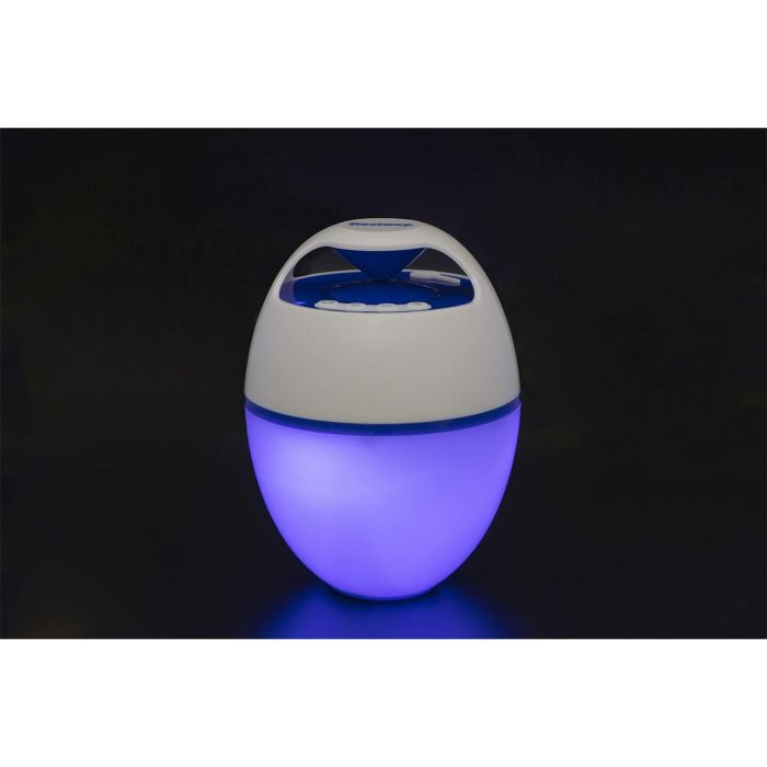 Bestway Altavoz Bluetooth Luz Led Flotante Piscina y Jardin 58700 1 Bestway Altavoz Bluetooth Luz Led Flotante Piscina y Jardin 58700 1