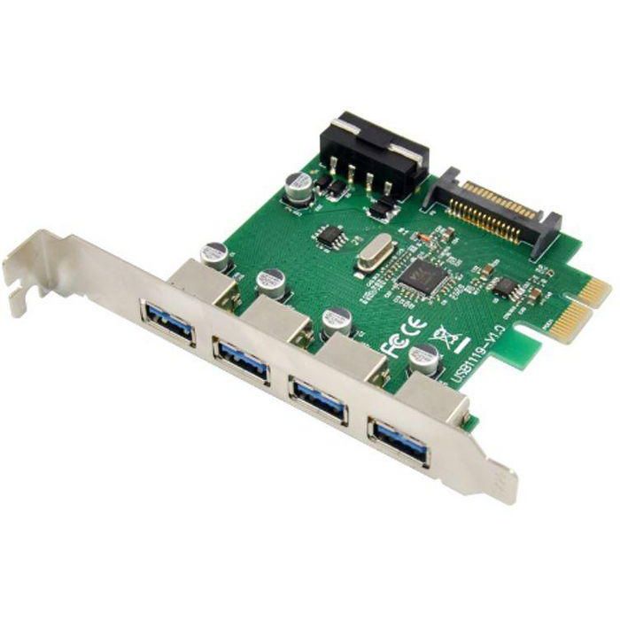 MicroConnect PCIe USB3.0 3+1 Ports Expansion Card VL805 MicroConnect PCIe USB3.0 3+1 Ports Expansion Card VL805