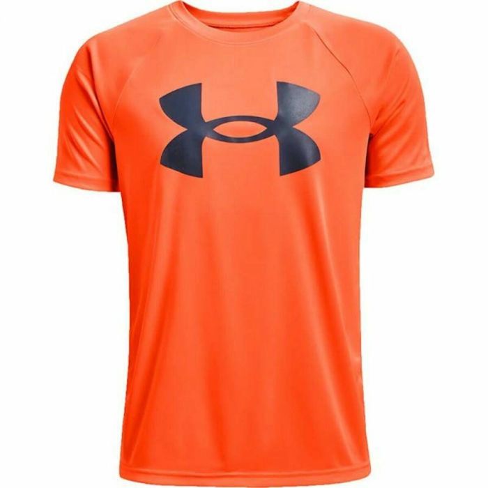 Camiseta de Manga Corta Niño Under Armour Naranja 0 Camiseta de Manga Corta Niño Under Armour Naranja 0