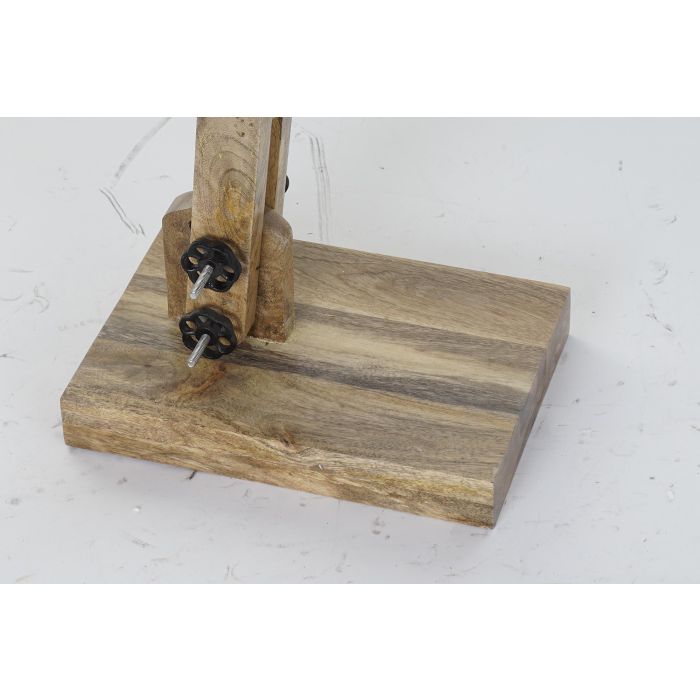 DKD Home Decor Lámpara de Pie Loft Marrón y Negro Mango y Metal 85 x 25 x 140 cm 5