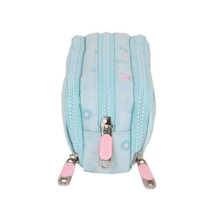 Moos Portatodo Triple Desplegable Garden 21x8x8cm Azul Turquesa Acolchado Rolling Printing 2