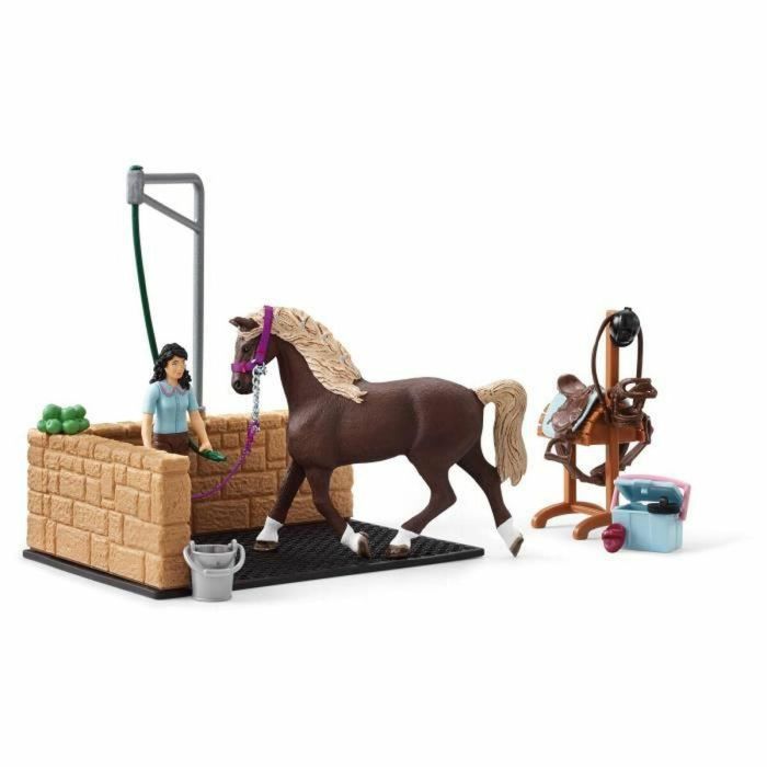 Schleich 42438 - Caja de Lavado Caballos Emily y Luna