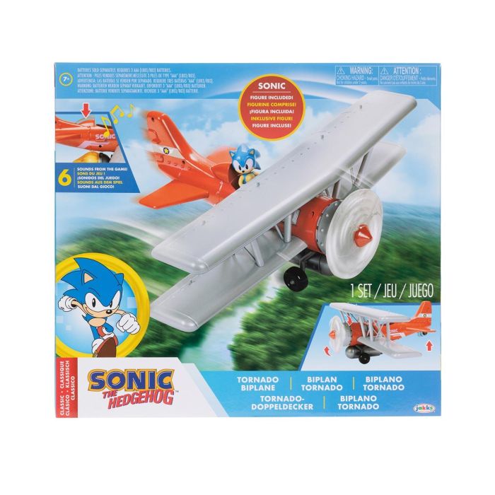 Sonic - Avioneta Biplano Con Funciones 1