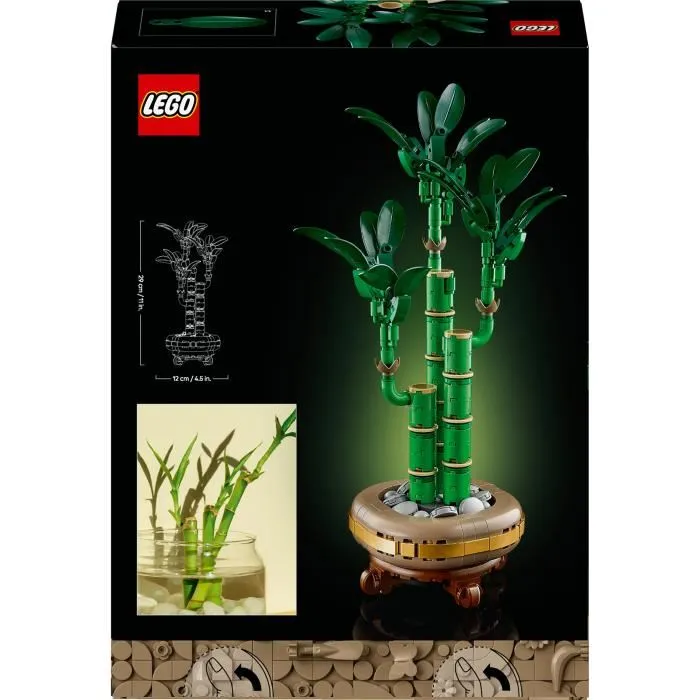 Lego Bambú de la Suerte 10344 - LEGO Botany, Planta Artificial y Decoración para el Hogar 5
