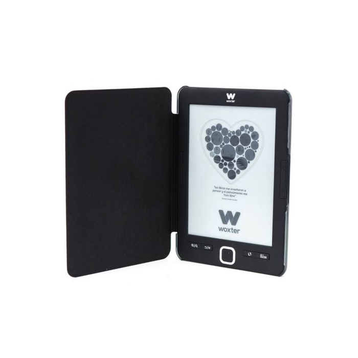 Woxter EB26-009 Funda Universal para Libro Electrónico 6" Negra - Compatible con Scriba 195, Paperlight y Paperlight TP