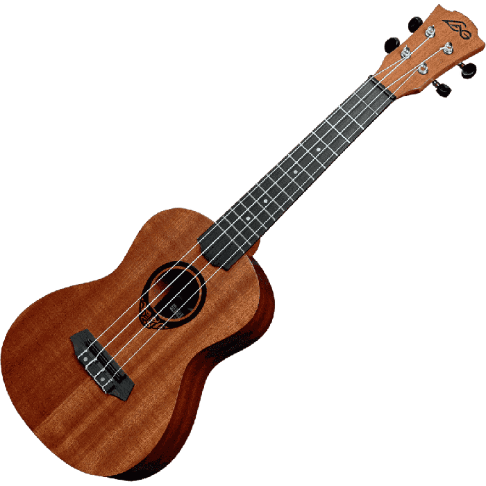 LAG Ukelele Tiki Uku Concert Sapele Palo de Rosa Indonesio Funda Incluida 2