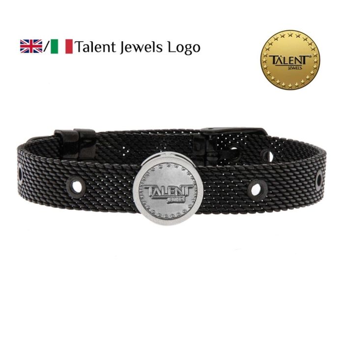 Pulsera Unisex Talent Talent Jewels TJA-6-01-03-2-235 Negro 1 Pulsera Unisex Talent Talent Jewels TJA-6-01-03-2-235 Negro 1