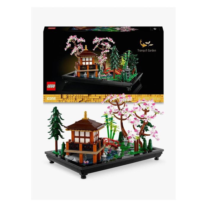 LEGO ICONS 10315 Jardín Meditativo, Juego de Construcción, 1363 Piezas, 18+ Años