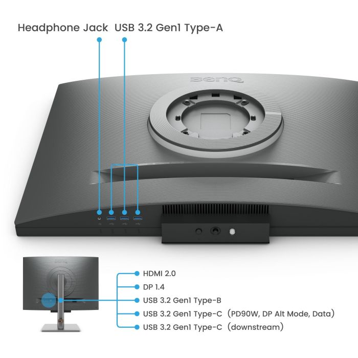 BenQ Pantalla para PC 71.6 cm (28.2") 4K Ultra HD 3840 x 2560 IPS Negro 9H.LM1LJ.TBE 7 BenQ Pantalla para PC 71.6 cm (28.2") 4K Ultra HD 3840 x 2560 IPS Negro 9H.LM1LJ.TBE 7