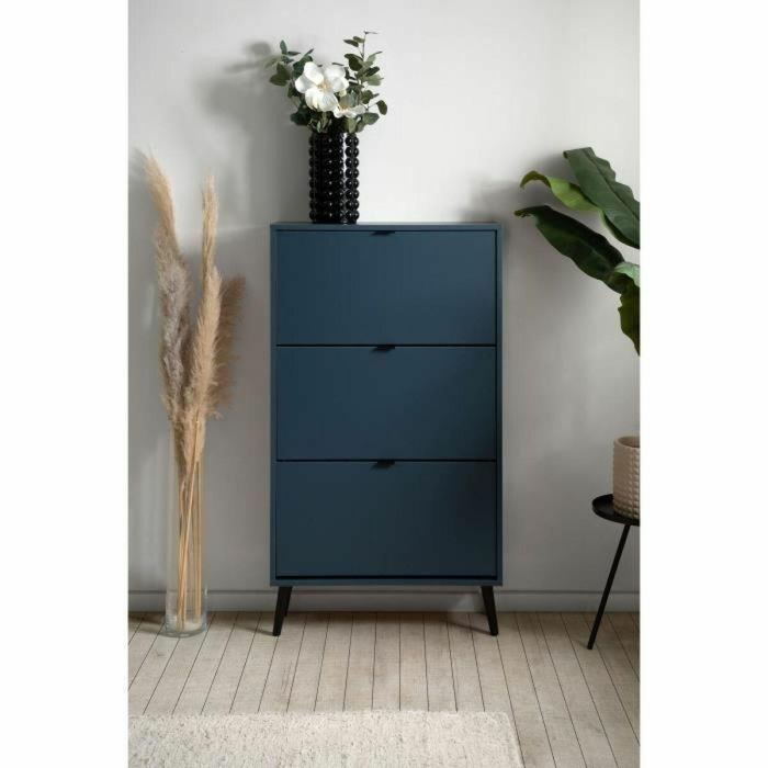 Zapatero VIGO 49A VIGO003857 Azul noche Patas de madera maciza - 70 x 24 x 125 cm 4 Zapatero VIGO 49A VIGO003857 Azul noche Patas de madera maciza - 70 x 24 x 125 cm 4