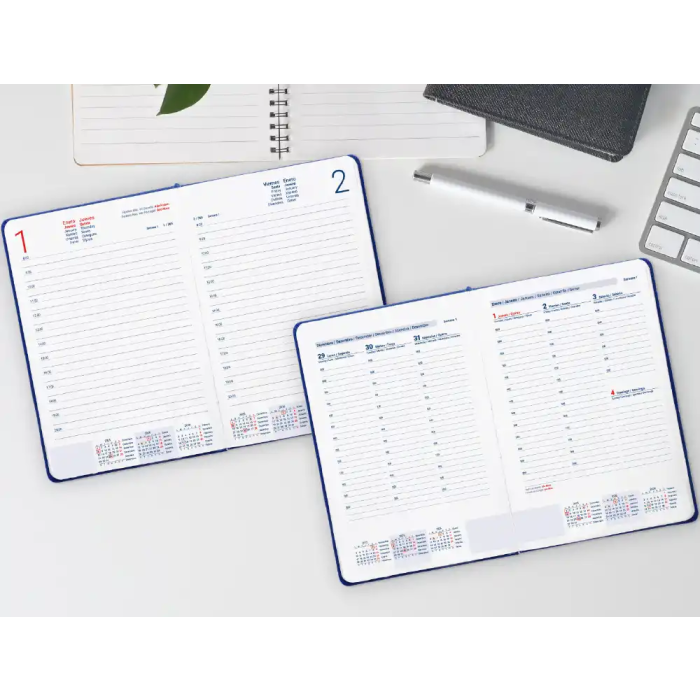 Liderpapel Agenda Corfu A5 2026 Día Página Encuadernada Rosa Papel 60gr FSC 3